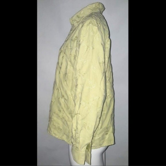 Draper's and Damon's Tops Drapers Damons Petite Light Green